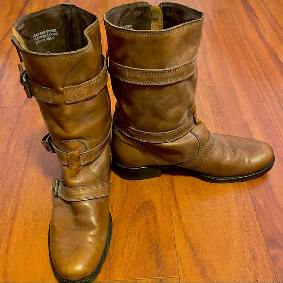 J.Crew Miller Motorcycle Boots Size 10 - Picture 3 of 4